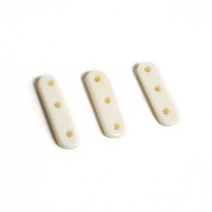 Separadores de Hueso de Búfalo Natural Blanco Tallado con 3 Agujeros, Ecológicos, Hechos a Mano, Conector de Joyería Multihilo, Tribal, Navidad - Product Image 3