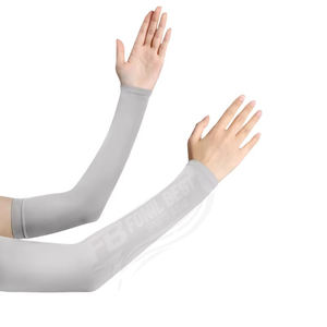 Mangas de Compresión Largas Unisex Personalizadas para Protección Solar y Refrigeración, Transpirables, de Spandex/Nylon, para Ciclismo, Fútbol, Voleibol - Product Image 1