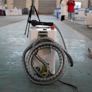 เครื่องเลเซอร์ไฟเบอร์เครื่องกำจัดคราบน้ำมันไม้<span class=keywords><strong>สนิม</strong></span>โลหะ100W - Product Image 4