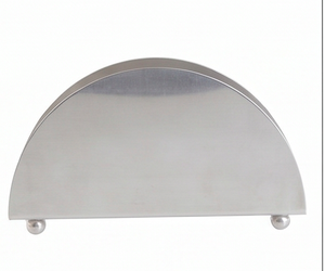 Porta Servilletas Metálico de Primera Calidad, Acero Inoxidable con Acabado Pulido Espejo, Artículo Elegante Perfecto para Decoración de Cocina y Vajilla - Product Image 3