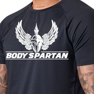 Men’s Black Performance Training T Shirt Crew Neck Short Sleeve <b>Athletic</b> Gym Workout Running Casual Sportswear Activewear Tee - Product Image 5