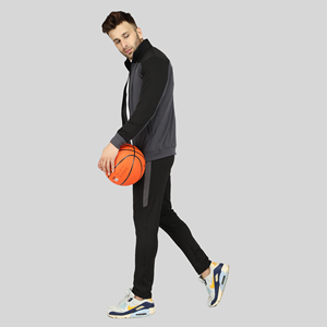 FASHION SUTRA Survêtement Homme Automne Taïwanais Uni Coupe Slim Sportif Extensible 4 Directions à Capuche en Spandex/Polyester Respirant Durable Réfléchissant - Product Image 2