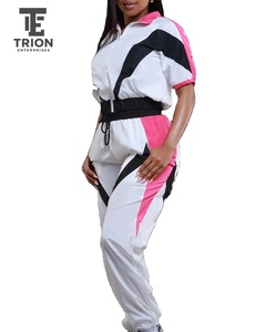 Stylish <b>Women</b> Windbreaker Tracksuit <b>Lightweight</b> <b>Jacket</b> and Pants Breathable Fabric Comfortable Fit Sportswear - Product Image 6