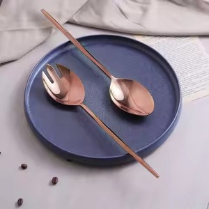 ชุดเสิร์ฟสลัดสแตนเลสสตีลทันสมัยสำหรับใช้ในครัวบ้านและร้านอาหาร - Product Image 1