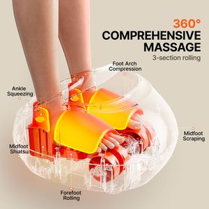 Massaggiatore per Piedi Vibrante con Calore, Compressione Profonda e Shiatsu per Fascite Plantare e Neuropatia, Regalo per Uomini e Donne - Product Image 3