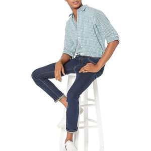 Camisa de Manga Larga Casual para Hombre, Color Sólido, para Oficina, Venta al Por Mayor, Fabricante OEM, 100% Algodón Twill - Product Image 3