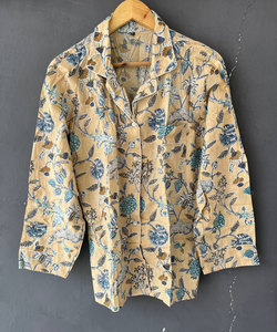 Conjunto de pijama estampado elegante para mujer, de algodón suave, dos piezas, ropa de dormir informal para el hogar - Product Image 2