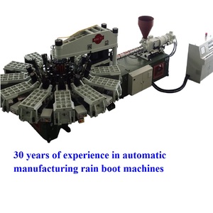 Machine de moulage par injection rotative automatique haute efficacité pour bottes de pluie, 8/10/12 stations en option. - Product Image 4