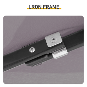 Gazebo con Toldo de Poliéster Gris Oscuro de 5x8 Pies con Ventilación, Estructura Plegable con Recubrimiento de Polvo Negro, Bandejas de Malla Doble para Coche - Product Image 5