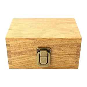 Boîte de rangement en bois non fini avec couvercle, organisateur artisanal en bois naturel, boîte à bijoux, boîte à souvenirs, boîte à peindre soi-même, emballage cadeau - Product Image 4