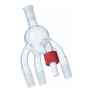 Adaptateurs de récepteurs sous vide de sécurité SciLab GL14 pour 3 ou 4 petites fioles de laboratoire - Product Image 2