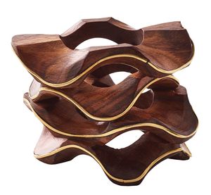 Portavelas Cuadrado de Madera de Teca y Caoba para Huracanes, Venta al por Mayor |   Fragancia de Lujo para el Hogar, Decoración Artesanal Marrón para el Hogar, al por Mayor - Product Image 3