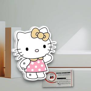 Azulejos Magnéticos Personalizados de Hello Kitty para Extensiones de Pestañas, Herramientas de Belleza para Artistas, Azulejos Acrílicos para Pestañas, Ecológicos, con Forma de Mariposa, Diamante y Corazón - Product Image 2