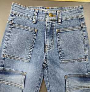 กางเกงยีนส์ชายทรงหลวมเอวกลางสำหรับฤดูร้อนฤดูใบไม้ผลิและฤดูใบไม้ร่วงกางเกงยีนส์แบบทางการระบายอากาศพร้อมซัก - Product Image 3