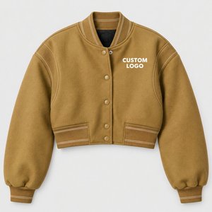 Chaqueta Oversize Vintage con Lavado Ácido, Corte Recortado, Manga Larga, Estilo Urbano Casual para Otoño - Product Image 6