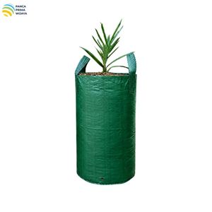 Sac de culture tissé en PEHD de haute qualité 35L, stabilisé aux UV, avec 2 poignées pour pépinière, horticulture et jardinage - Product Image 2