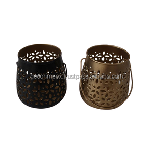 Lampe à Thé Vintage Suspendue de Jardin en Fer en Métal Support Votif Fabricant Design Décoratif Lampe à Thé en Métal Votiveby Home Decor - Product Image 2