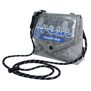 Bolso Bandolera Transparente de Tyvek Impermeable, Estilo Vintage, para Mujer, con Cierre de Cremallera, para Salidas Diarias y Compras, SENDA - Product Image 2