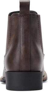 Botas Vaqueras de Media Pantorrilla para Mujer, Diseño Occidental Elegante en Cuero, Suela Resistente, Calzado Cómodo para Uso Diario - Product Image 4