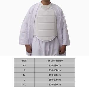 Protector de Pecho Profesional para Boxeo, Karate, MMA, Taekwondo, Jiu Jitsu, Protector Corporal de PU/Acolchado, Ligero, Transpirable, Duradero, Unisex - Product Image 2