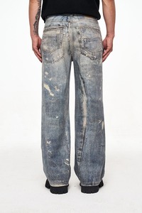 Pantalones Vaqueros Personalizados, Corte Recto y Holgado, Impresión en Toda la Superficie, para Hombre - Product Image 2