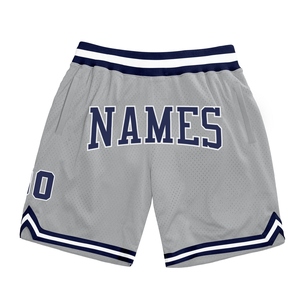 Wholesale Direct OMMIZ INDUSTRY Best Selling Custom White Red-Black Authentic Throwback Basketball Shorts - Product Image 2
