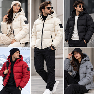 Chaqueta Acolchada Unisex para Invierno, Abrigo con Capucha, Fabricación al por Mayor en Bangladesh, Envío Inmediato, Lote de Stock al por Mayor, Proveedor - Product Image 3