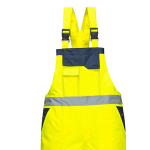 Direct Factory Supplier Two Tone High Visibility Bib And Brace Adjustable Elastic Hi Vis Bib And Brace Overall <b>Pants</b> For Workers - Product Image 6