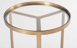 Hot Seller Modern Round Metal Side <b>Table</b> 16x16 In 20 In Height Contemporary Living Room Furniture Durable Home Decor - Product Image 3