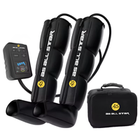 Masseur pour les pieds et les jambes, bottes de compression sans fil à 4 chambres pour les athlètes, compression d'air rechargeable pour les jambes, AS ALL STAR