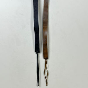 Bandas de sombrero de vaquero de cuero de vaca personalizadas de buena calidad, cinturones de sombrero de cuero liso genuino occidental para vaqueras - Product Image 6