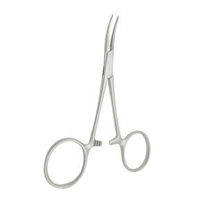Pinzas Curvas Halsted para Mosquitos de 12.5cm, Sin Dientes, Fabricadas Profesionalmente, Instrumentos Quirúrgicos Manuales de Acero Inoxidable - Product Image 2