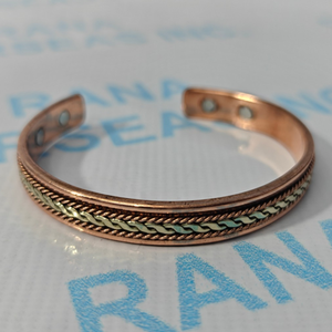 Brazalete Magnético de Cobre Puro para Hombres y Mujeres, Terapia Curativa, Alivio del Dolor de Artritis y Equilibrio Energético - Product Image 2