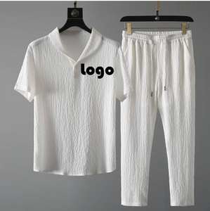 Ensembles décontractés pour hommes 2026 : T-shirts et pantalons style vintage, tenues d'été tendance, survêtements de sport, options grandes tailles en gros - Product Image 2