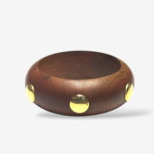 Bracelet manchette et jonc en bois faits à la main, bijoux artisanaux, design floral géométrique fantaisie vintage, cadeau décontracté et tendance pour femme - Product Image 5
