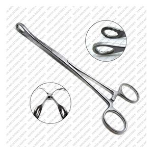 Pinzas Rectas Premium Foerster de Esponja de 12 Pulgadas con Mordazas Serradas, Instrumentos Quirúrgicos Veterinarios, Pinza Médica para Apósitos - Product Image 1