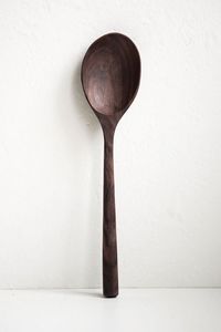 Premium Handcrafted Eco-Friendly Teak & Mango Wood Kitchen Tableware Customized Spoons with <b>Mirror</b> Polish Long Handle Made India - Product Image 2