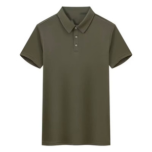 Polo d'été personnalisé OEM, simple et basique, à col, pour usage quotidien et loisirs, manches courtes, couleur unie - Product Image 3