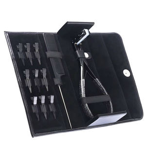 Kit d'outils de coiffure Micro Link avec aiguille à boucler, outil d'ouverture de perles, ciseaux fins, pinces de sectionnement et anneaux d'application - Product Image 1