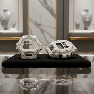 Premium DW6900 Compatible Custom Watch Full Metal <b>Case</b> Iced Out Luxury Mod Edition Custom DW6900 Style Watch - Product Image 3