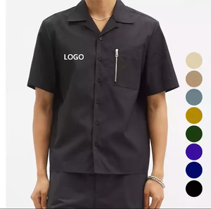 เสื้อยืดคอกลมแขนสั้นผู้ชาย ทรงปกติ สีพื้น ผ้าคอตตอนเจอร์ซีย์ ถักทอแบบลำลอง - Product Image 2