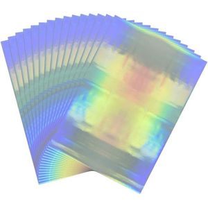 50 Hojas de Papel de Aluminio Reactivo al Tóner, Papel Holográfico para Transferencia de Calor, para Manualidades, Tarjetas, Bolsas de Almacenamiento - Product Image 1