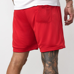 Shorts en polyester tissé respirant et à séchage rapide OEM avec poches, vêtements de sport pour hommes, shorts de fitness pour hommes - Product Image 3