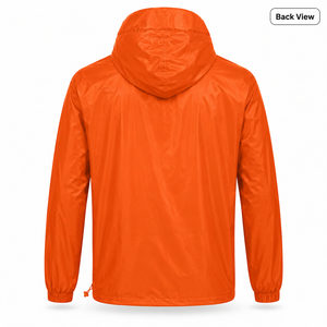 Custom Men's Thin Lightweight Hooded Soft Shell Waterproof Windproof <b>Jacket</b> OEM ODM Private Label Front All Seasons - Product Image 2
