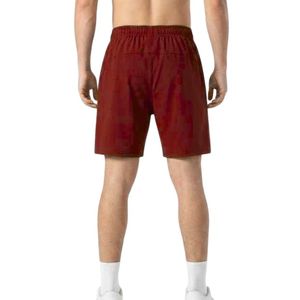 Pantalones Cortos Deportivos de Punto para Hombre, Color Sólido, Poliéster/Algodón, con Cordón Ajustable, Transpirables, Cintura Media, Cómodos para Verano - Product Image 5