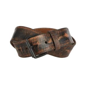 Solid Design Men's Fashionable Real Cow Leather Belts Square Buckle Steel Durable Heat Transfer <b>Printing</b> Made in Uttar Pradesh - Product Image 5