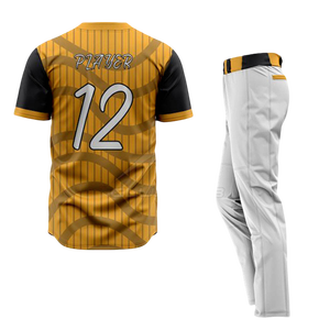 Nuevo Conjunto de Uniforme de Béisbol Personalizable de Verano con Manga Corta y Transpirable para Equipos - Product Image 1
