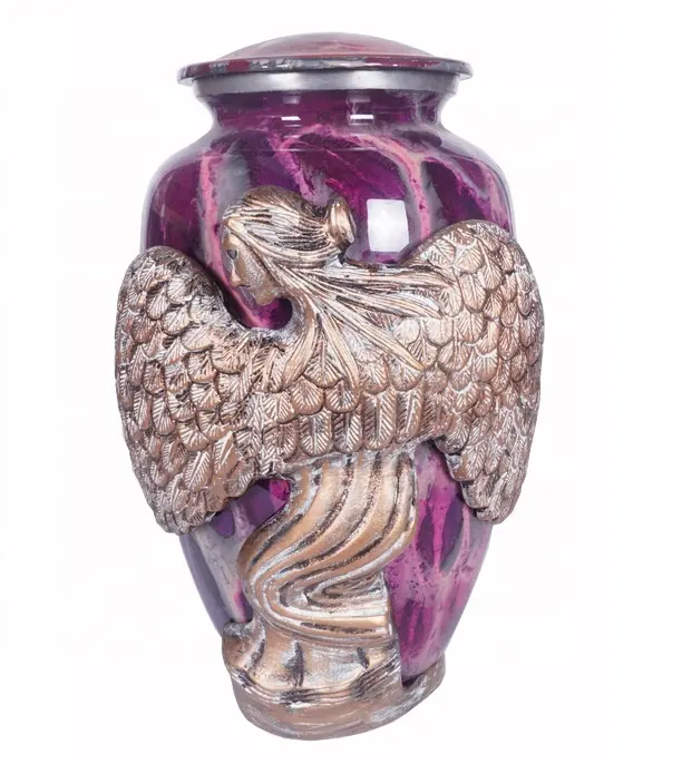 Металлический Ангел для взрослых погребальная урна