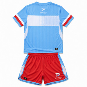 Personalized Mesh Indoor Training Outfit Futsal Set-Soccer Jersey Plus Athletic Bottoms Bespoke Aerated <b>Match</b> Apparel - Product Image 2
