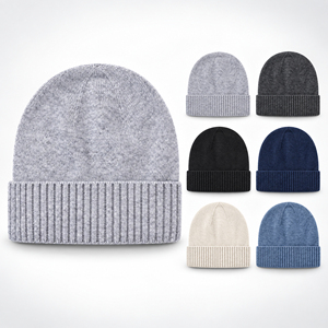 Custom logo Unisex Knit Beanie Hat Solid Color Gray Ribbed Cuff <b>Winter</b> <b>Cap</b> Casual Style Adult Fit Wholesale Rate Blank Beanies - Product Image 4